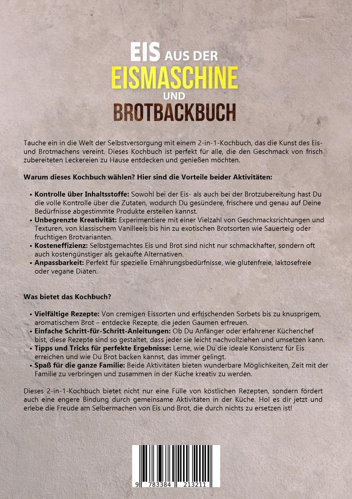Weitere Ansicht: Eis aus der Eismaschine und Brotbackbuch | Sarah Müller