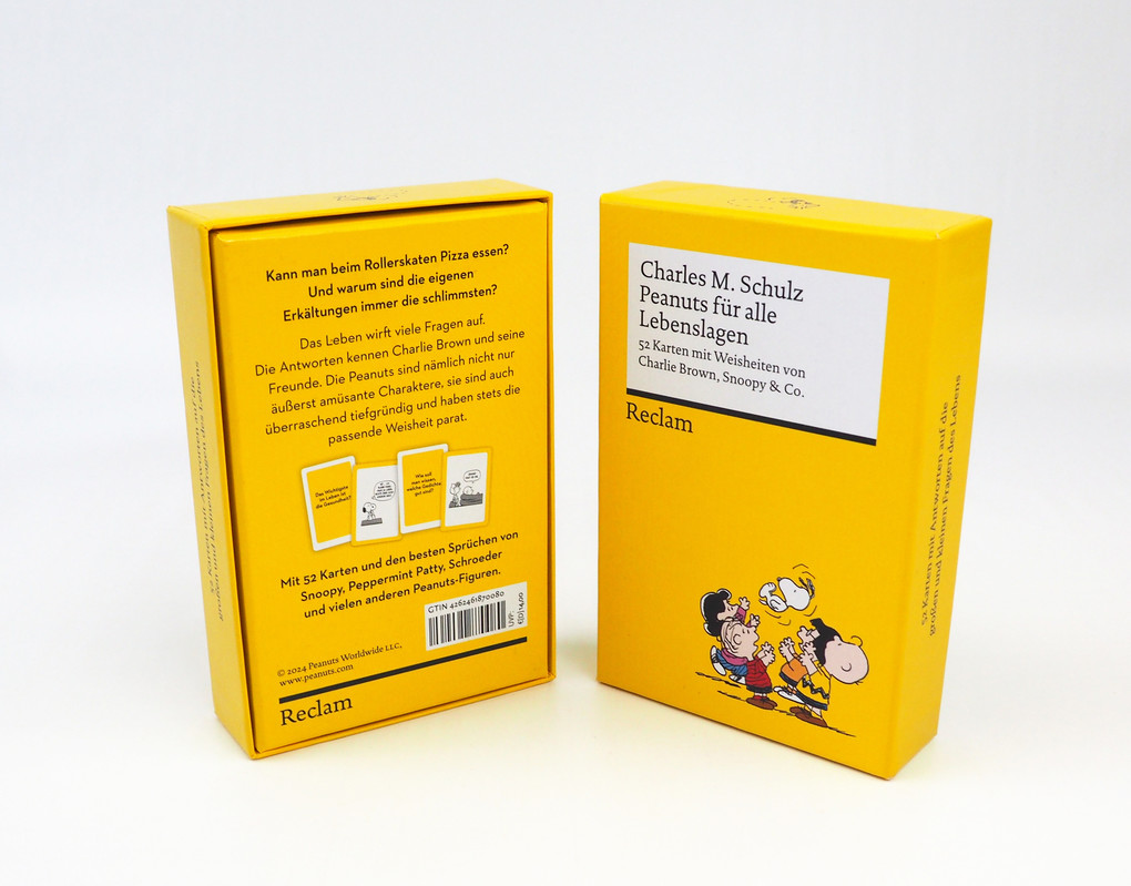 Weitere Ansicht: Peanuts für alle Lebenslagen. 52 Karten mit Weisheiten von Charlie Brown, Snoopy & Co. | Charles M. Schulz