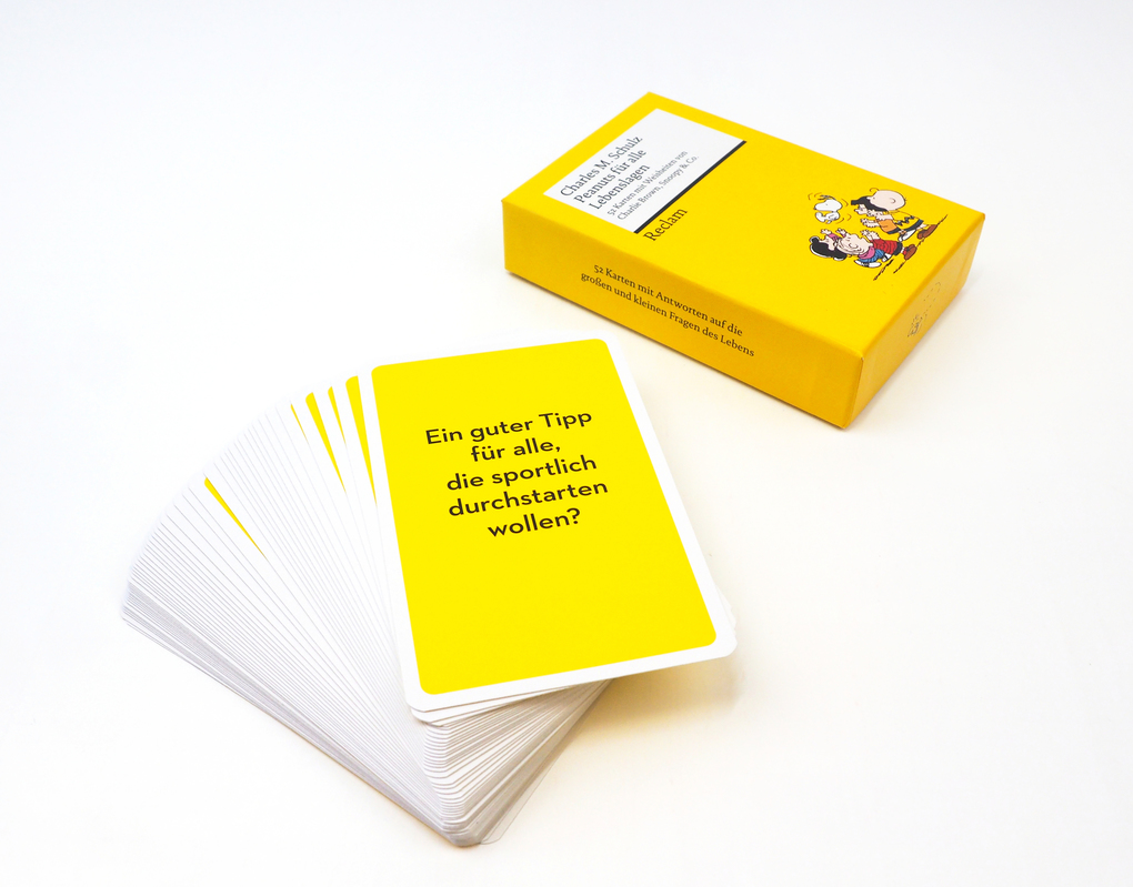 Weitere Ansicht: Peanuts für alle Lebenslagen. 52 Karten mit Weisheiten von Charlie Brown, Snoopy & Co. | Charles M. Schulz
