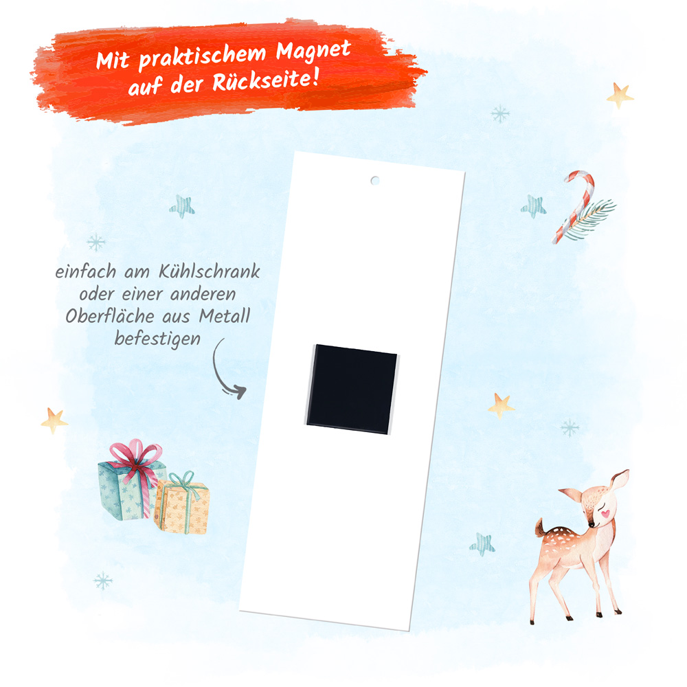 Weitere Ansicht: Trötsch Notizblock mit Stift und Magnet Winterwald