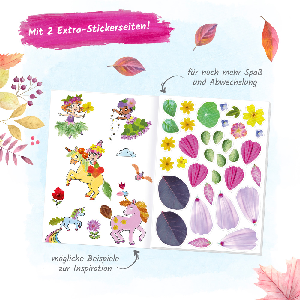 Weitere Ansicht: Trötsch Malbuch Bastelbuch Bunter Blätterspaß Feen Malen Basteln Gestalten