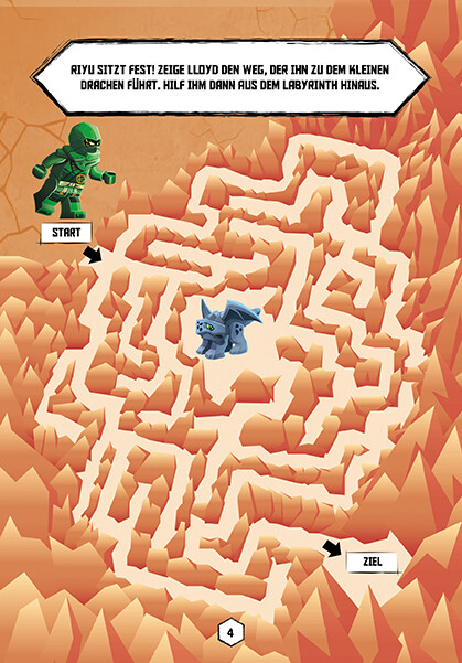 Weitere Ansicht: LEGO® NINJAGO® - Rätselblock für Ninjafans