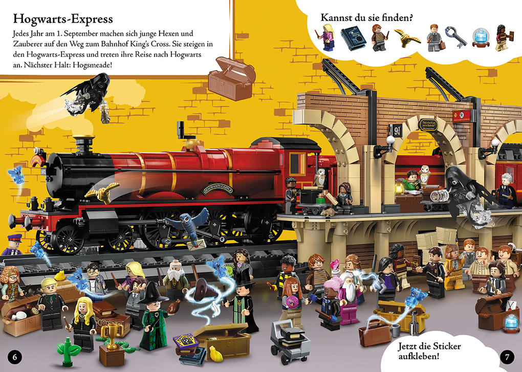 Weitere Ansicht: LEGO® Harry Potter(TM) - Mein magisches Wimmel-Stickerbuch