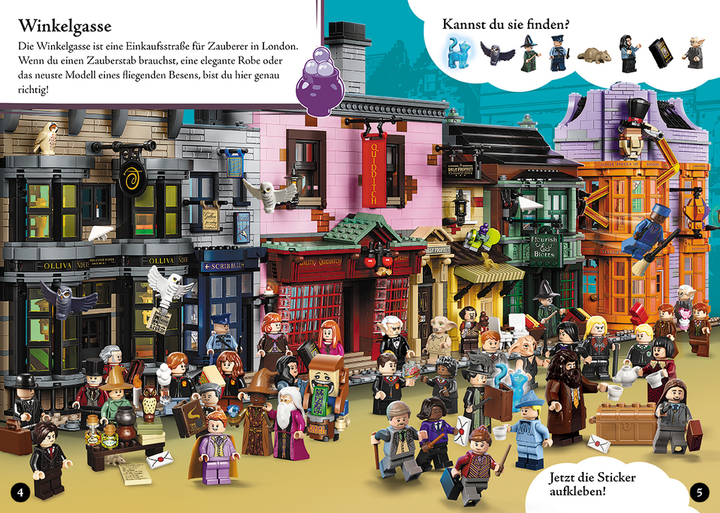 Weitere Ansicht: LEGO® Harry Potter(TM) - Mein magisches Wimmel-Stickerbuch