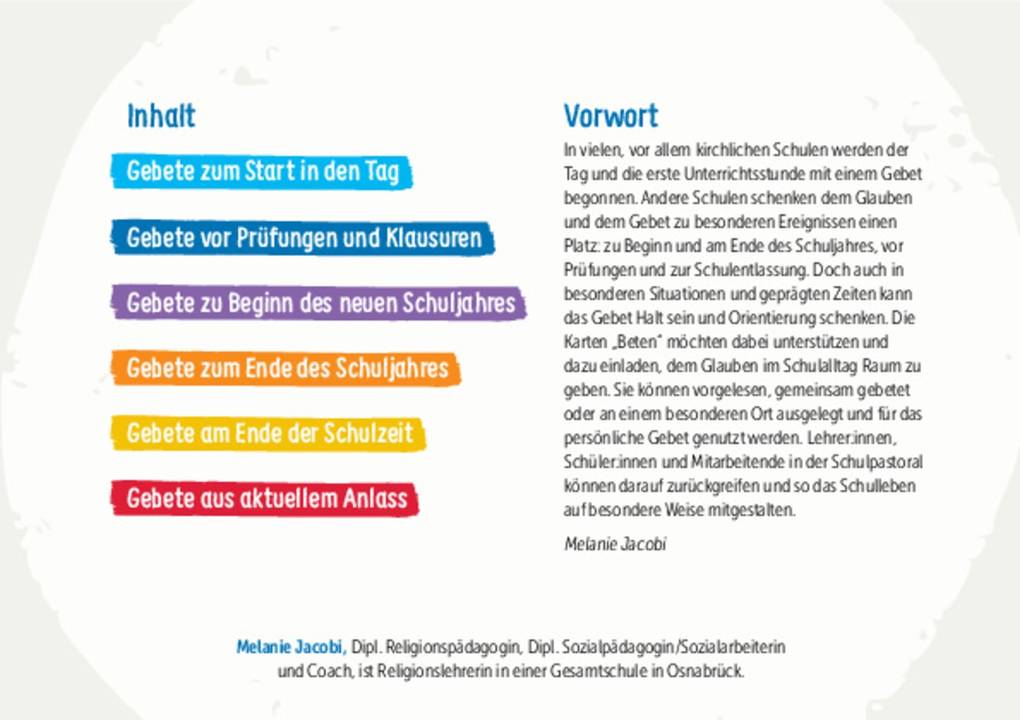 Weitere Ansicht: Beten | Melanie Jacobi