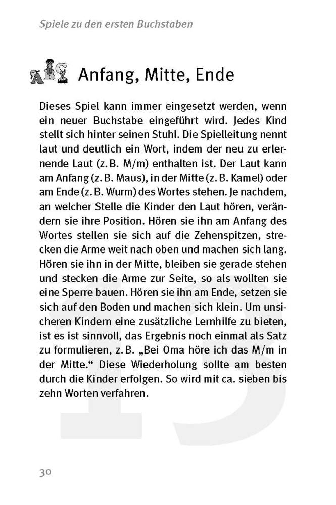 Weitere Ansicht: Die 50 besten Spiele für den Anfangsunterricht für 5- bis 7-Jährige | Melanie Fenzl