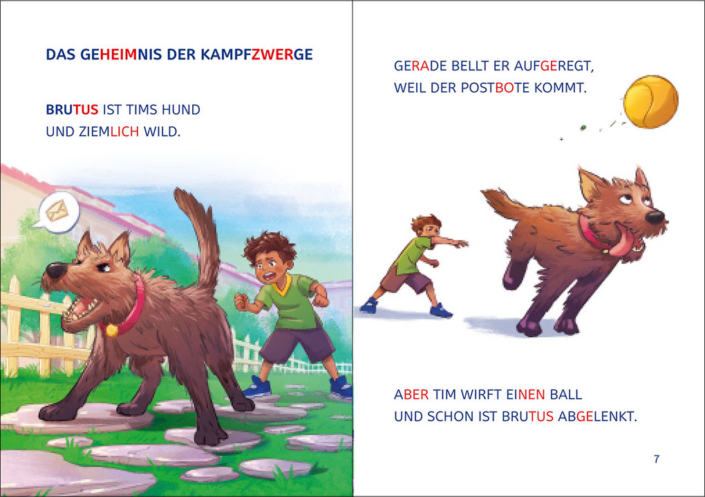 Weitere Ansicht: Leselöwen 1. Klasse - Das geheime Gold der Zwerge (Großbuchstabenausgabe) | Sonja Kaiblinger