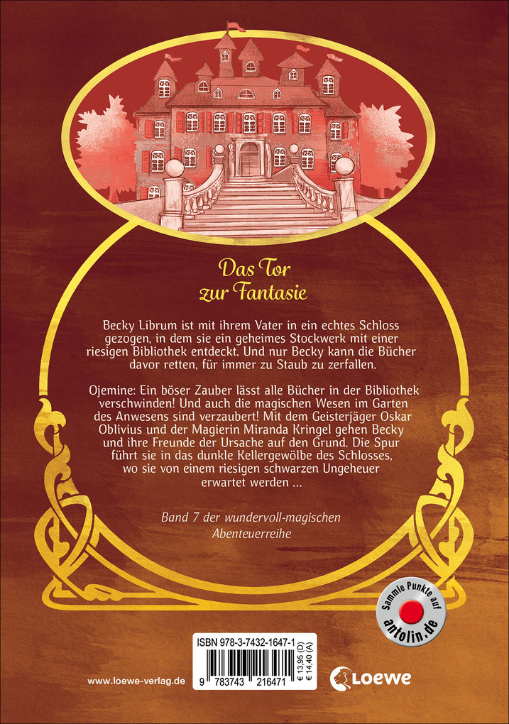 Weitere Ansicht: Das Bücherschloss (Band 7) - Der verwunschene Drache | Barbara Rose