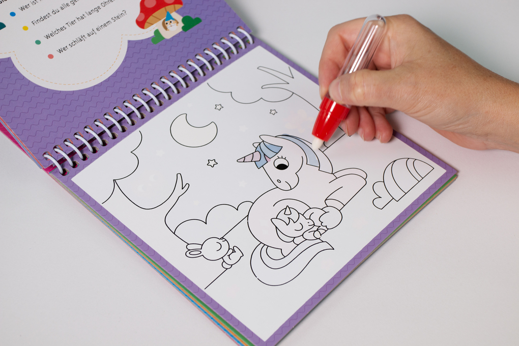 Weitere Ansicht: Das magische Wassermalbuch - Einhörner