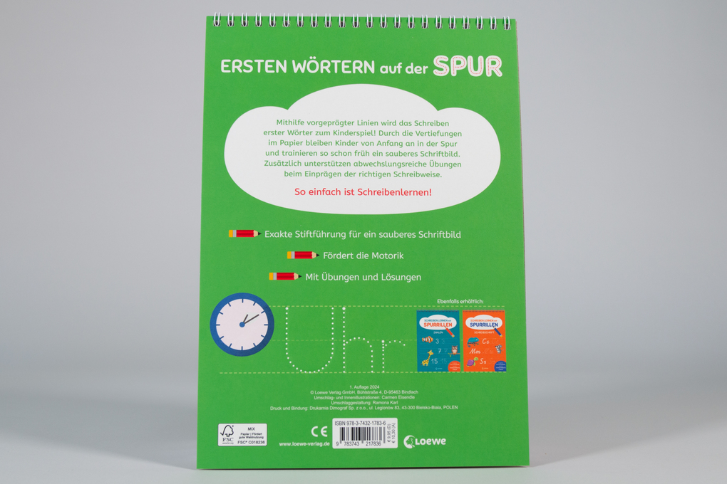 Weitere Ansicht: Schreiben lernen mit Spurrillen - Erste Wörter