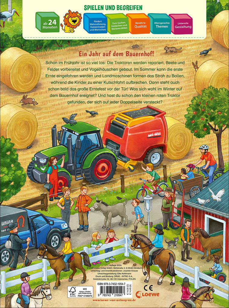 Weitere Ansicht: Das große Bauernhof-Wimmelbuch