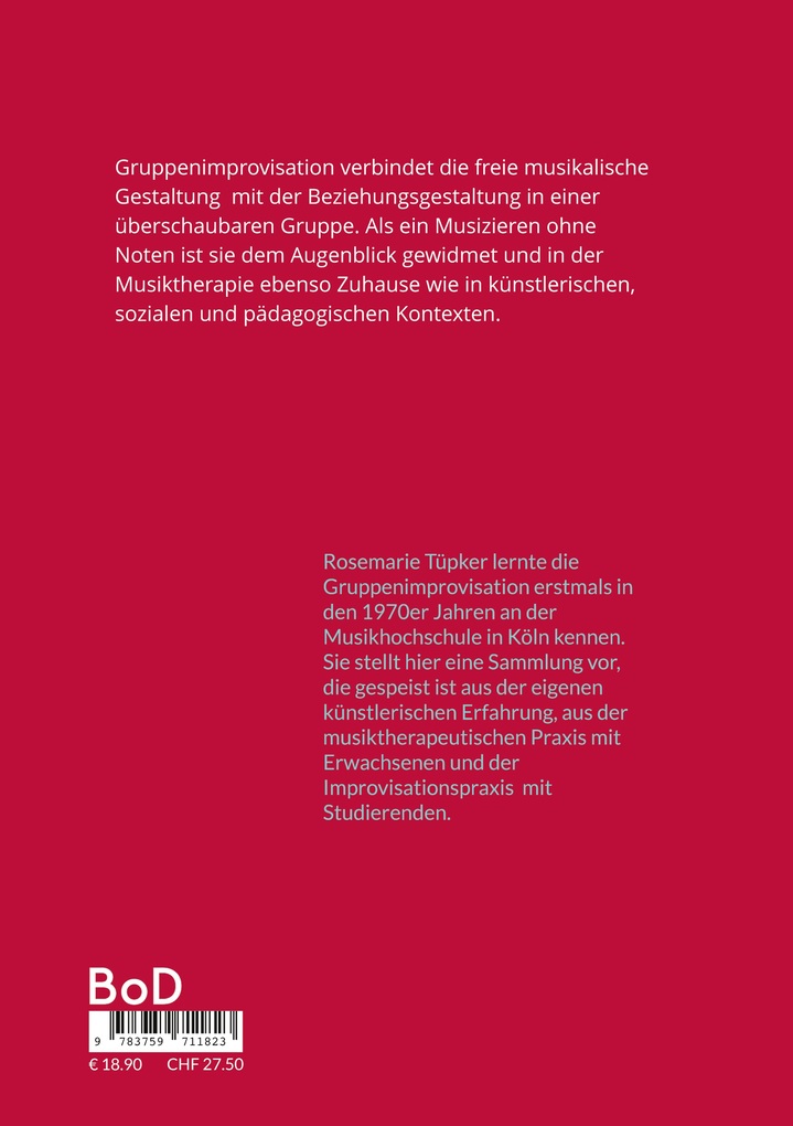 Weitere Ansicht: Gruppenimprovisation | Rosemarie Tüpker