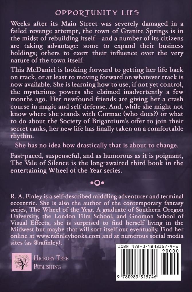 Weitere Ansicht: The Vale of Silence | R. A. Finley