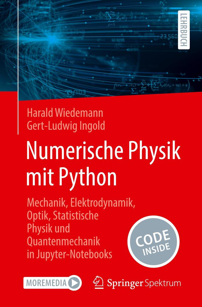Produktbild: Numerische Physik mit Python | Harald Wiedemann, Gert-Ludwig Ingold