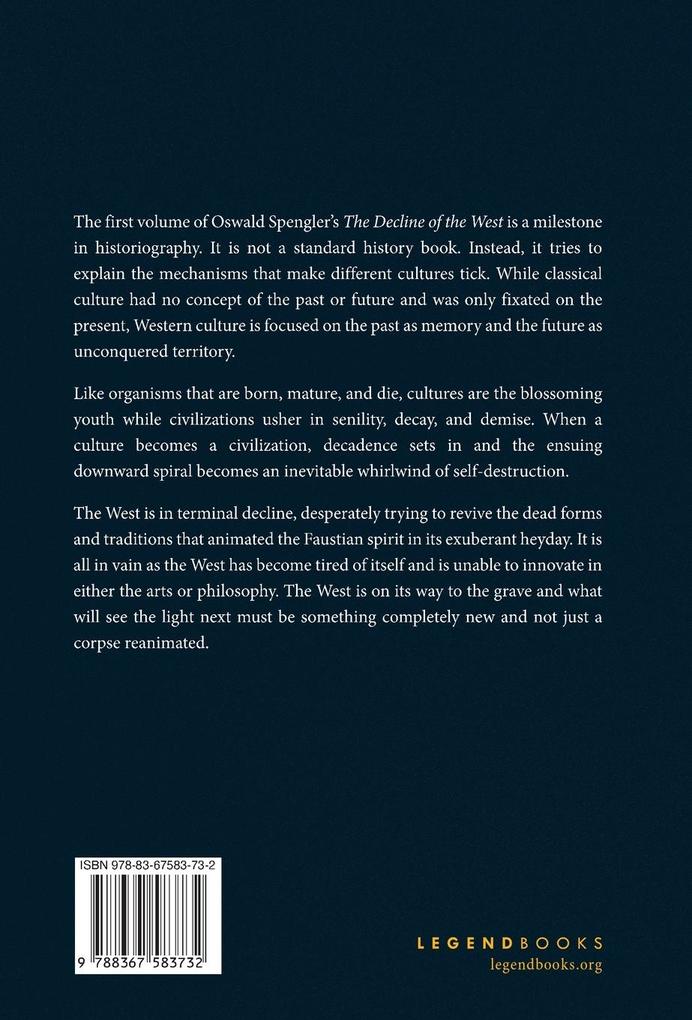 Weitere Ansicht: The Decline of the West | Oswald Spengler
