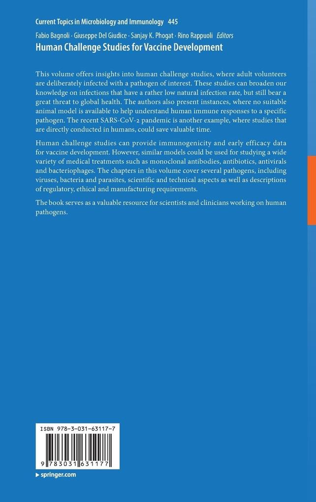 Weitere Ansicht: Human Challenge Studies for Vaccine Development