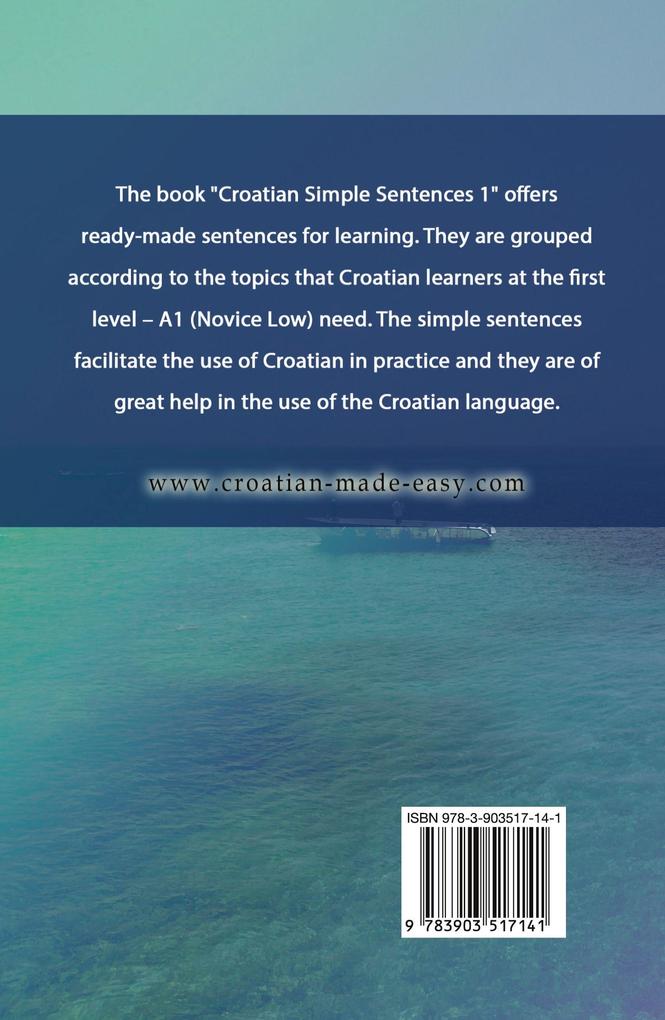 Weitere Ansicht: Croatian Simple Sentences 1 | Ana Bilic