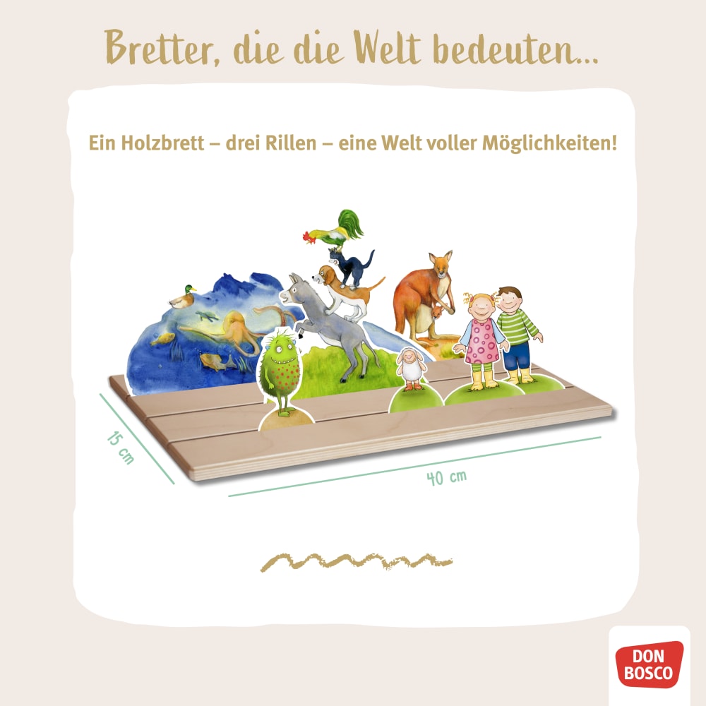 Weitere Ansicht: Die Schöpfungsgeschichte. Wie Himmel und Erde entstanden. Erzählschienen-Figurenset | Susanne Brandt, Klaus-Uwe Nommensen