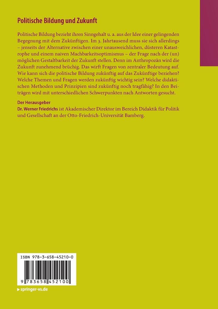 Weitere Ansicht: Politische Bildung und Zukunft