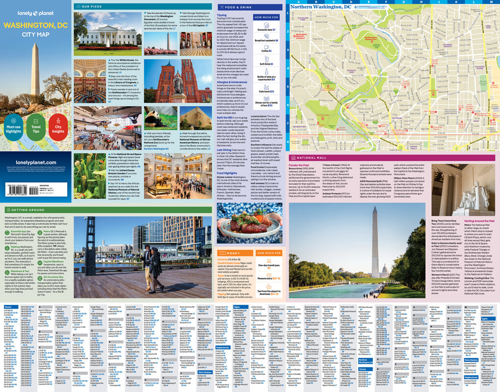 Weitere Ansicht: Lonely Planet Washington DC City Map
