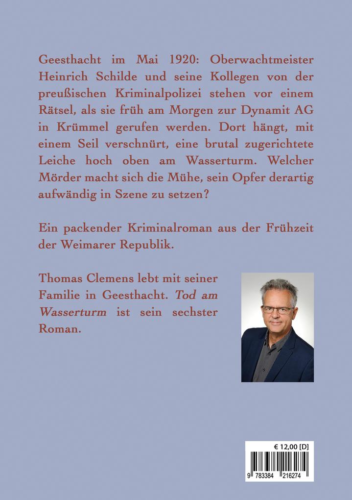 Weitere Ansicht: Tod am Wasserturm | Thomas Clemens