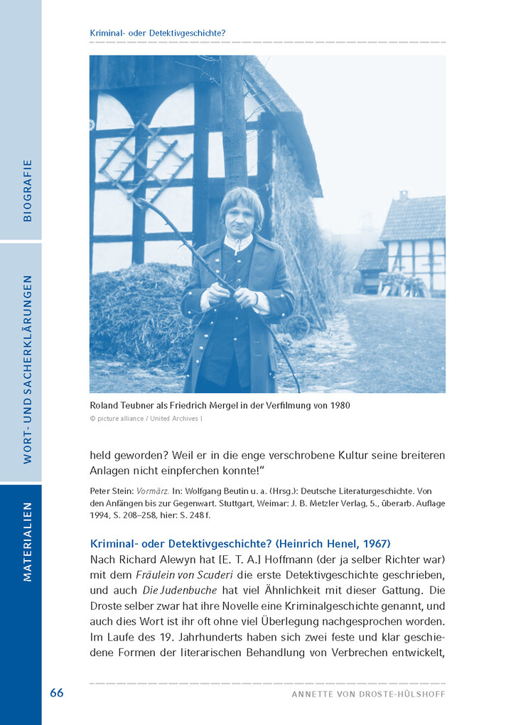Weitere Ansicht: Die Judenbuche (Textausgabe) | Annette Droste-Hülshoff