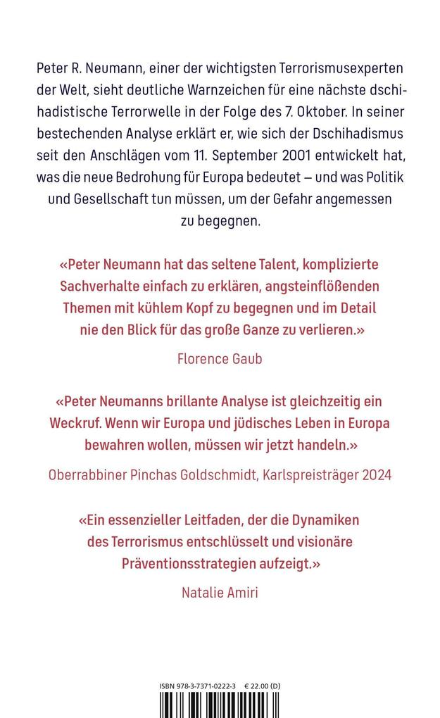 Weitere Ansicht: Die Rückkehr des Terrors | Peter R. Neumann