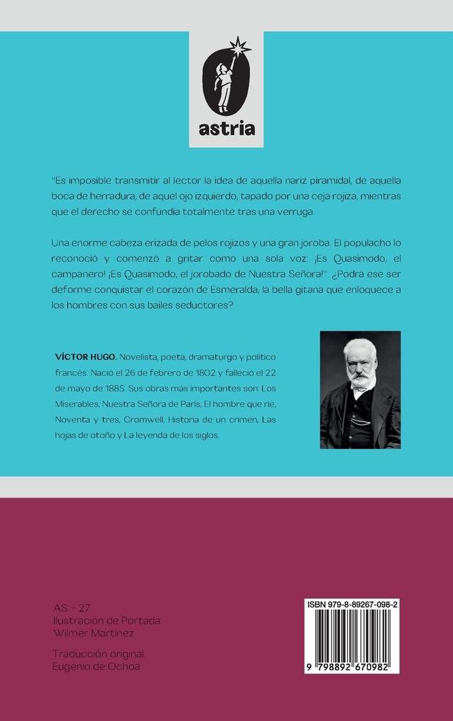 Weitere Ansicht: El Jorobado de nuestra señora de París | Víctor Hugo