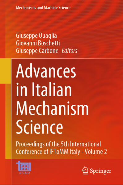 Produktbild: Advances in Italian Mechanism Science