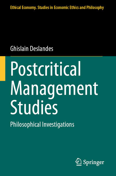 Produktbild: Postcritical Management Studies | Ghislain Deslandes