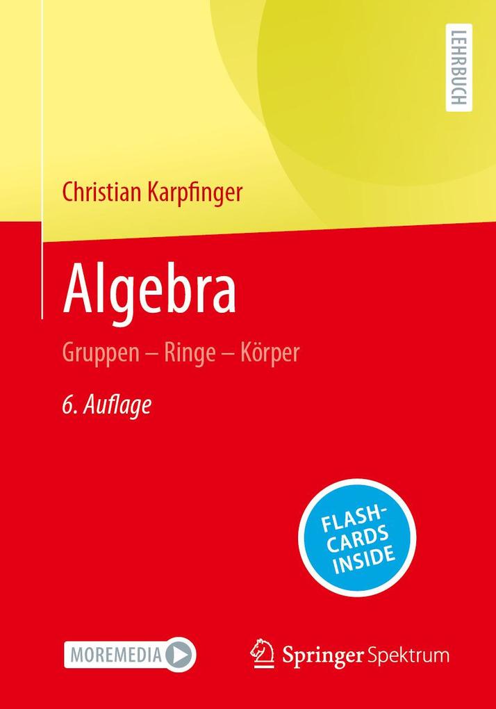 Produktbild: Algebra | Christian Karpfinger