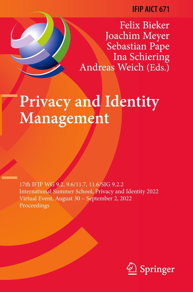 Produktbild: Privacy and Identity Management