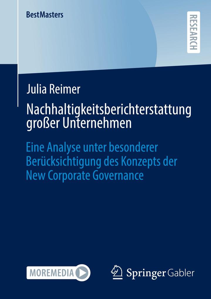 Produktbild: Nachhaltigkeitsberichterstattung großer Unternehmen | Julia Reimer