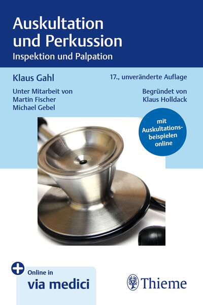 Produktbild: Auskultation und Perkussion | Klaus Gahl, Martin Fischer, Michael Gebel