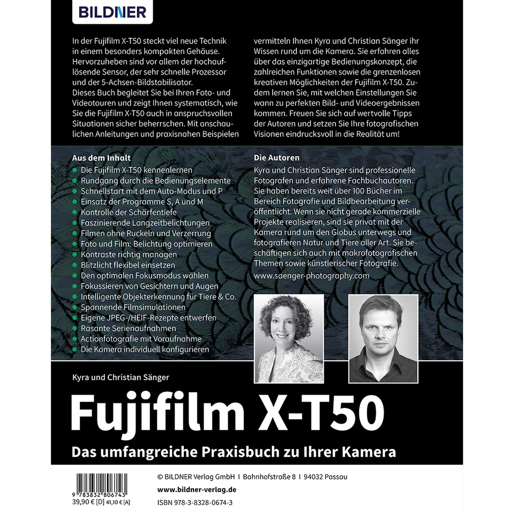 Weitere Ansicht: Fujifilm X-T50: Das umfangreiche Praxisbuch zu Ihrer Kamera | Kyra Sänger, Christian Sänger