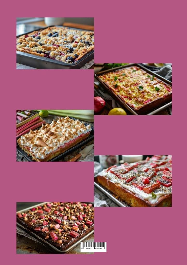 Weitere Ansicht: Rhabarber-Blechkuchen | Diana Kluge