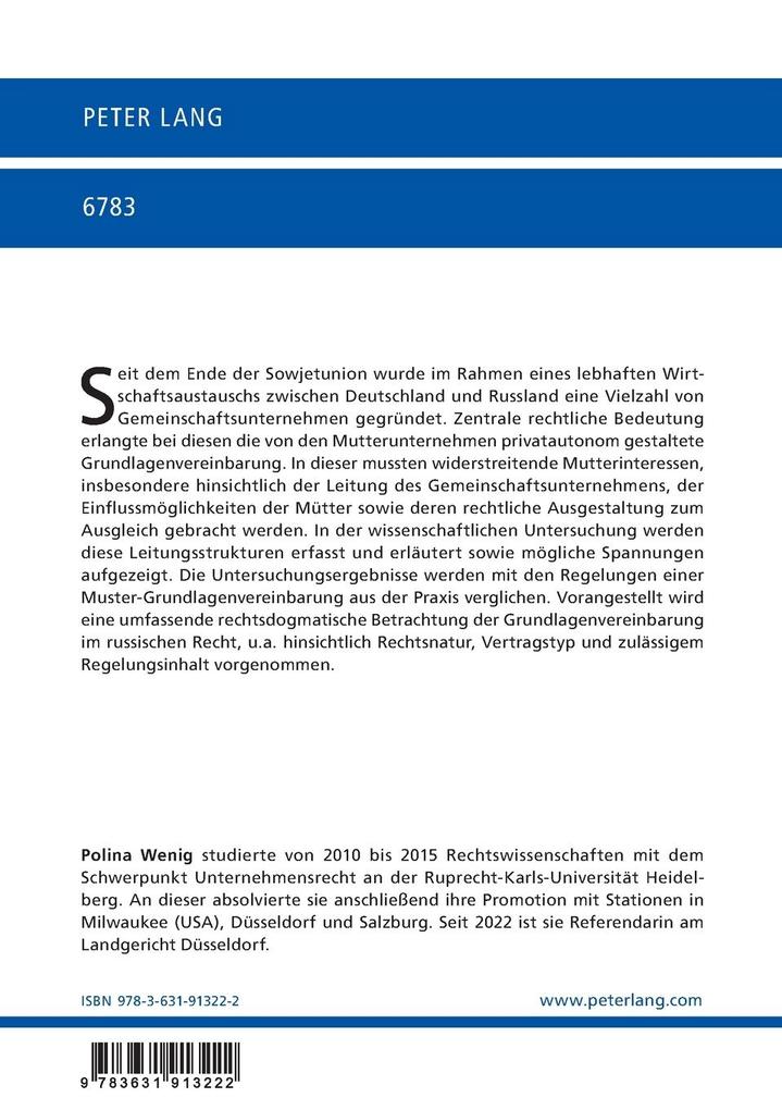 Weitere Ansicht: Deutsch-Russische Joint Ventures | Polina Wenig