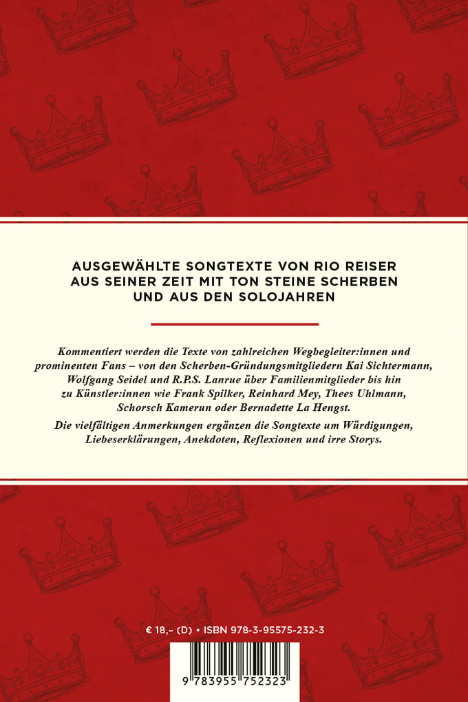 Weitere Ansicht: Ich will ich sein | Rio Reiser