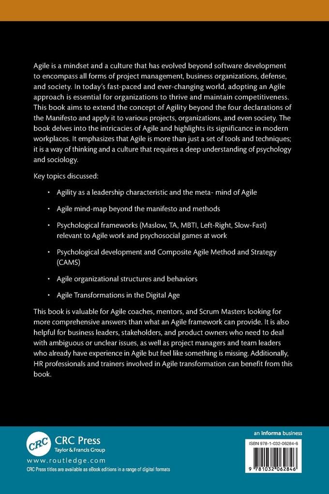 Weitere Ansicht: Psychology of Agile | Bhuvan Unhelkar