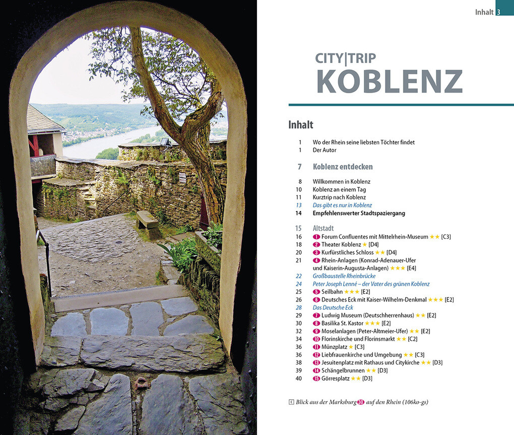 Weitere Ansicht: Reise Know-How CityTrip Koblenz | Günter Schenk