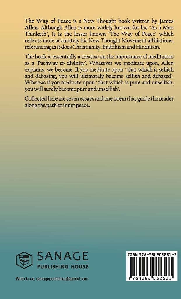 Weitere Ansicht: The Way of Peace (Hardcover Library Edition) | James Allen