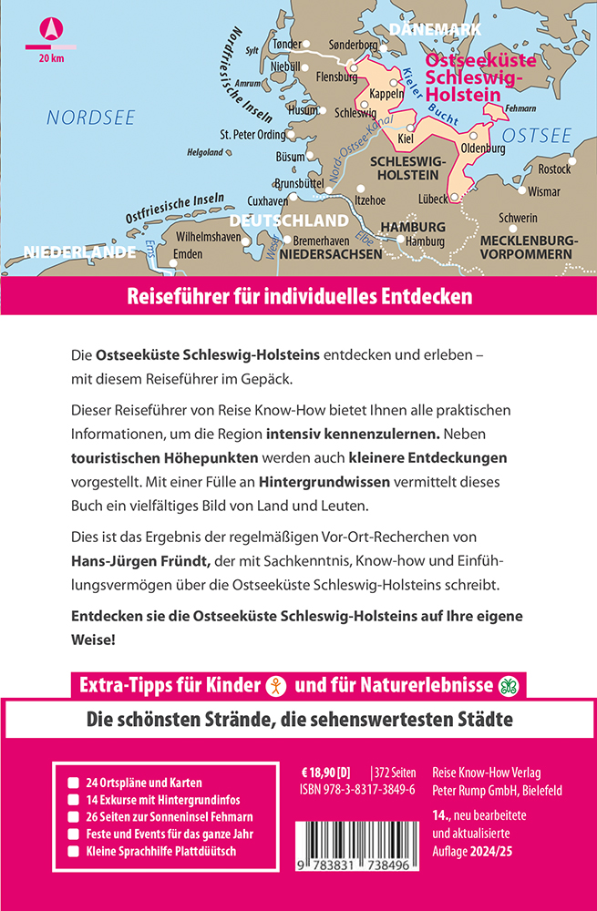Weitere Ansicht: Reise Know-How Reiseführer Ostseeküste Schleswig-Holstein | Hans-Jürgen Fründt