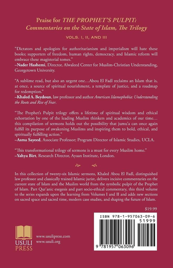 Weitere Ansicht: The Prophet's Pulpit | Khaled Abou El Fadl