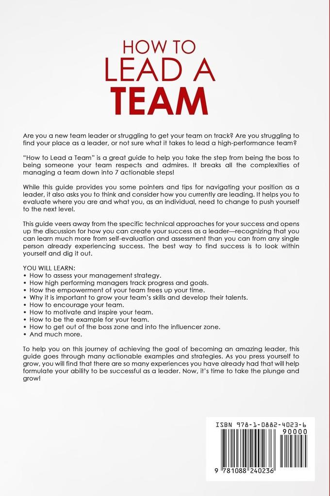 Weitere Ansicht: How to Lead a Team | Caden Burke