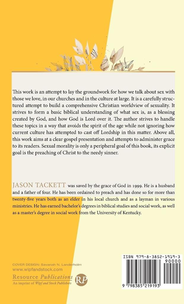 Weitere Ansicht: Sex and the Gospel | Jason Tackett