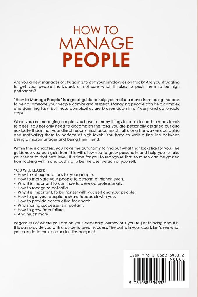 Weitere Ansicht: How to Manage People | Caden Burke