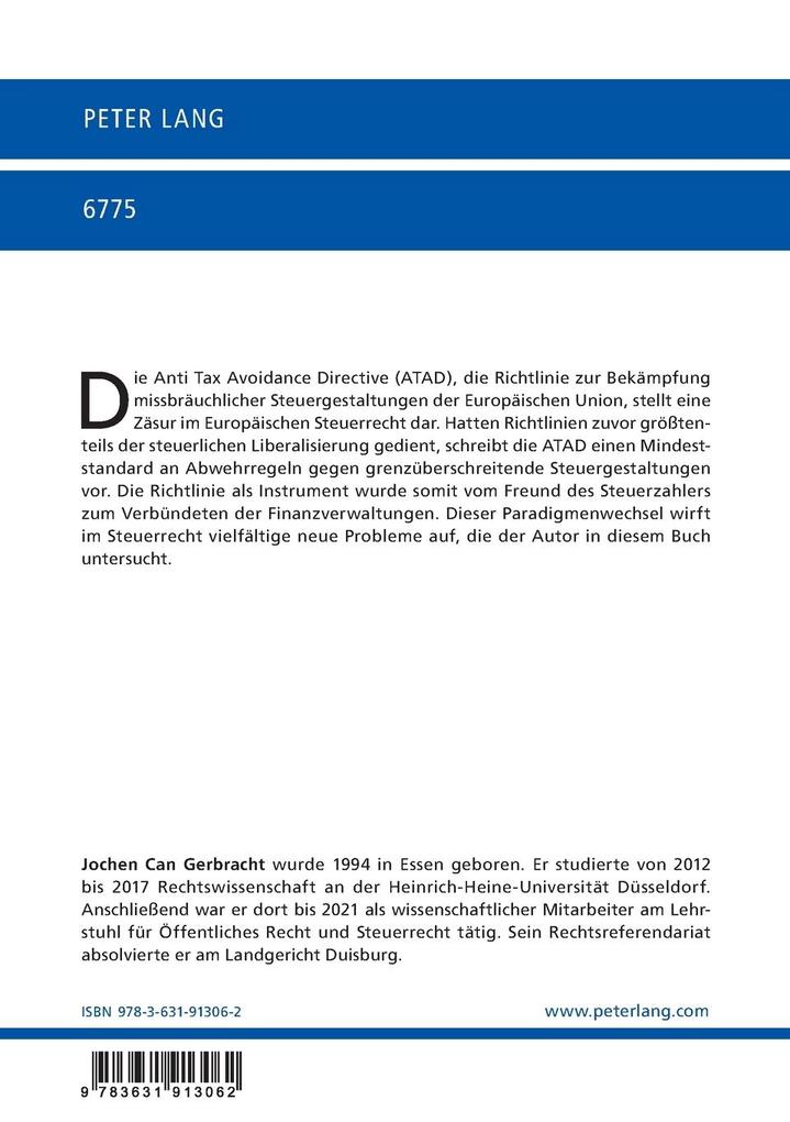 Weitere Ansicht: Die Hinzurechnungsbesteuerung nach der ATAD | Jochen Gerbracht
