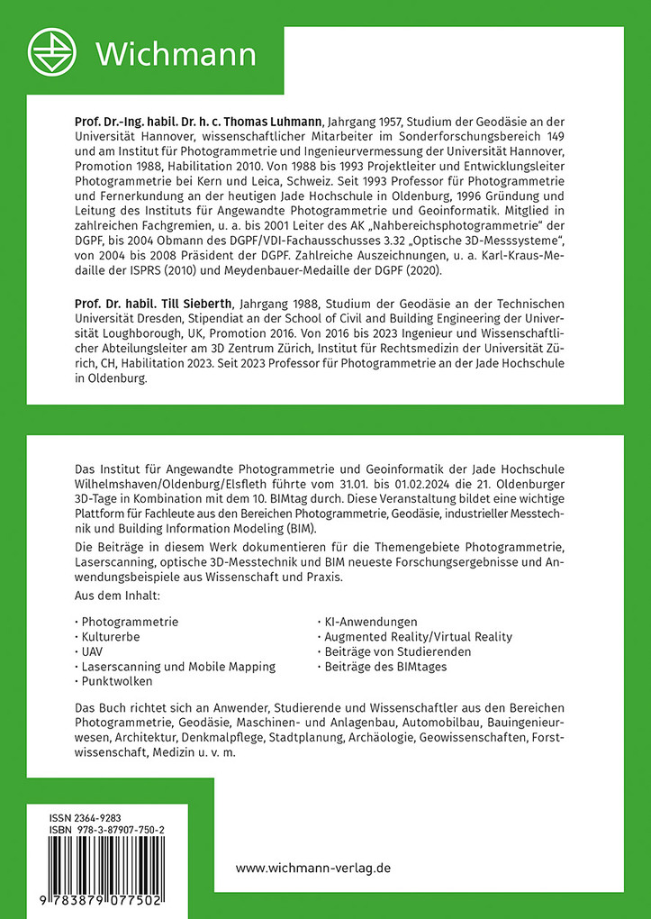 Weitere Ansicht: Photogrammetrie - Laserscanning - Optische 3D-Messtechnik