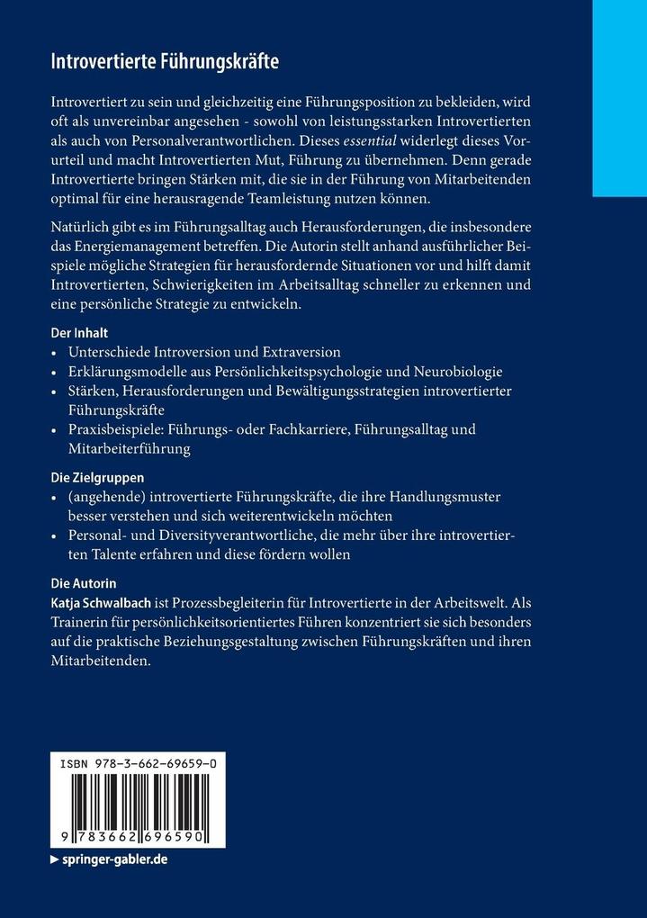 Weitere Ansicht: Introvertierte Führungskräfte | Katja Schwalbach