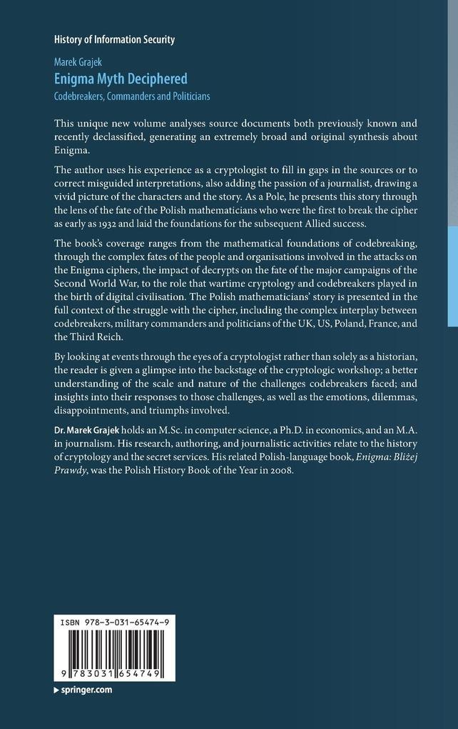 Weitere Ansicht: Enigma Myth Deciphered | Marek Grajek